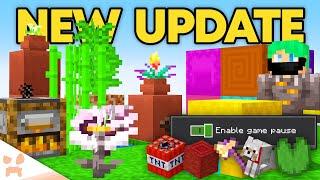 MINECRAFTS NEXT UPDATE BEGINS! (new leaks, plant revamp, ui update, + more)