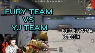 FURY TEAM VS YJ TEAM yayıncı karşılaşmaları pubg