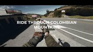 Ride through Colombian mountains I POV RAW Sound I Scrambler Ducati I 4K