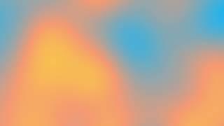 4K Blue Azure Orange Yellow Fractal Gradient Background | Mood Lights | Soft Gradient Backdrop