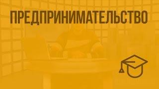 Предпринимательство. Видеоурок по обществознанию 11 класс