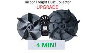 DIY Harbor Freight Dust Collector Impeller Upgrade