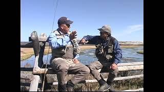 Flyfishing legend Mike Lawson teaches spring creek fishing techniques with his fabled caddis fly.