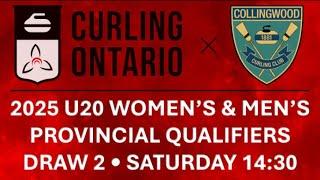 2025 Curling Ontario U20 Provincial Qualifiers • Draw 2