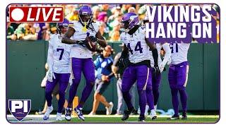 POSTGAME REACTION: Vikings survive a HUGE second half by the Packers to improve to 4-0