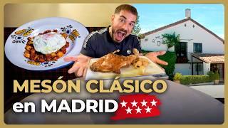 Probando COMIDA CASERA en RESTAURANTE de CARRETERA en MADRID: CLASICAZO!!!