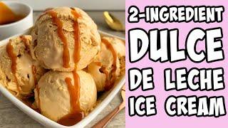 Dulce De Leche Ice Cream! Recipe tutorial #Shorts