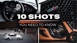 Only Experts Know These 10 Car Photography Shots