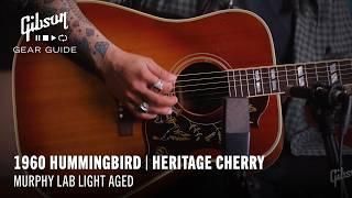 NEW Gibson Custom Shop Murphy Lab 1960 Hummingbird Light Aged, Heritage Cherry Sunburst Demo