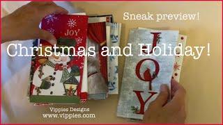 Vippies Designs |  Christmas Napkin HAUL for Mod Podge Decoupage |  Sneak Peak 