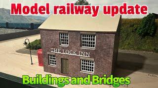 Model railway update - Scratch aid buildings and scratch built bridge