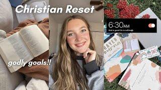 Christian Reset for 2025: Godly goals, Bible reading, prayer