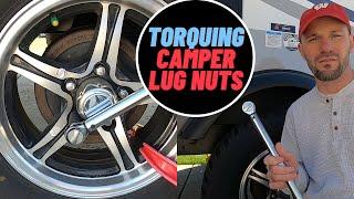 Using a Torque Wrench to tighten our camper's lug nuts (Flagstaff E-Pro E20BHS)