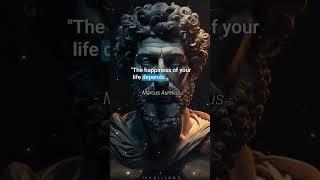 Marcus Aurelius Famous Quote On Happiness Of Your Life #motivation #shorts #youtube #quotes