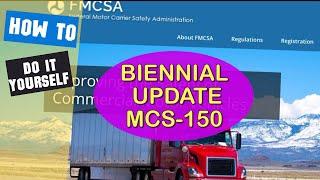 How To Do FMCSA Biennial Update | Step-By-Step Instructions | Save Money On A Service