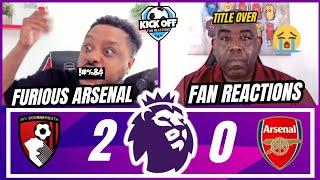 Will ARSENAL RECOVER From This 2-0 LOSS to BOURNEMOUTH? Furious Fan Reaction | 24/25 Premier League