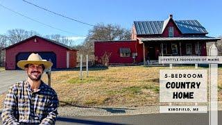 Riverfront Farmhouse for Sale | Maine Real Estate