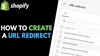 How to Create a URL Redirect in Shopify