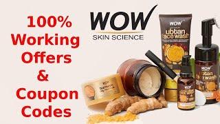 Wow Coupon Code 2023 | WoW Skin Science Offer 2023 | Wow Skin Science Coupon Code | Wow Products