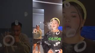 Couple vape ringer vape tricks hookah bar #shorts #ytshorts