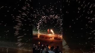 Amazing fire show at Aao Nang Beach, Thailand.  #youtubeshorts, #shorts