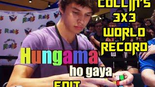 Collin Burns 3x3 World Record Hungama Ho Gaya edit