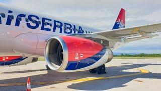 FULL FLIGHT | Niš to Belgrade | AirSERBIA Airbus a319