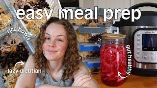 how to meal prep if you hate meal prep 🫘