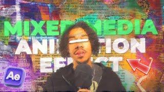 MIXED MEDIA ANIMATION Collage Effect - After Effects Tutorial