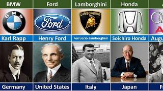 Founder of Car Companies From Different Countries