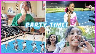 MY SISTER'S CHEERLEADING COMPETITION AND MY FRIENDS BIRTHDAY POOL PARTY WEEKEND! | YOSHIDOLL