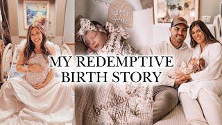 REDEMPTIVE BIRTH STORY ️ | my quick & positive birth & meet our baby!