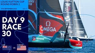 Emirates Team New Zealand vs. NYYC American Magic - Full Race 09/09/2024.