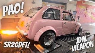 Sr20det Nissan Pao from Inky Moles get tuned!