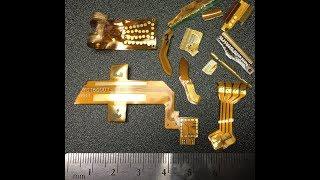 Recovering Gold from plated ribbon wire, ink and other gold plated plastics.  -MooseScrapper