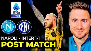 NAPOLI INTER 1-1 Li abbiamo FERMATI in CASA...stiamo DAVANTI!