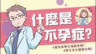 生殖醫學101#1-什麼是不孕症?｜我有需要生殖醫學嗎?｜男生女生都要去嗎?