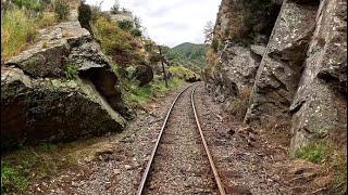 Train Drivers eye View - Dunedin to Hindon - Taieri Gorge Railway