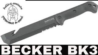 Becker BK3 Tac Tool Chopping Back Yard Test