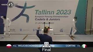 European Championships 2023 CME - GOLD - Szymon Wojciechowski POL v Leonardo Cortini ITA