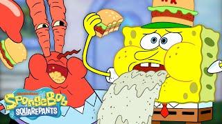 Every BAD Krabby Patty SpongeBob Ever Served  | 30 Minute Compilation | @SpongeBobOfficial