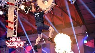 Amtierender American Ninja Warrior Drew Drechsel schafft eine Bestzeit | Ninja Warrior Germany 2019