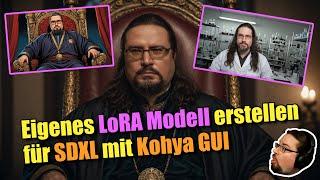 LoRA Training | Eigenes LoRA Modelle erstellen für SDXL mit Kohya GUI | Guide