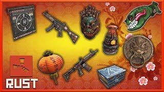 Rust Skins | Lunar New Year Items, Minicopter Door, Icarus MP5, Octo Furnace #104(Rust Skin Preview)