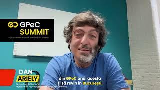 Dan Ariely is inviting you at GPeC SUMMIT, October 31st, in Bucharest