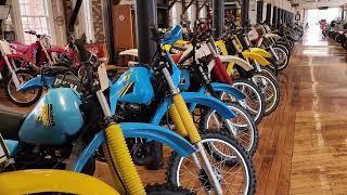 ROWS OF CLASSICS AT THE NEW ENGLAND MOTORCYCLE MUSEUM