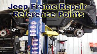 Jeep Wrangler Frame Repair........Finding your reference points