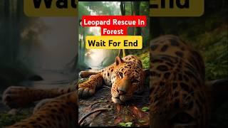 A Leopard Rescue Mission  | Animal Rescue  #shorts #humanity #animals #treatment #leopardrescue