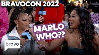 Kenya Moore and Kandi Burruss Disagree on Marlo Hampton's Peach | BravoCon 2022 | Bravo