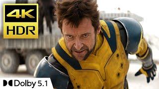 Deadpool & Wolverine (2024) - Wolverine vs. Sabretooth [4K HDR - Dolby 5.1]